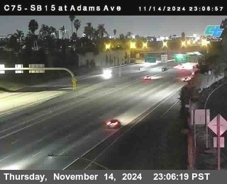 SB 15 at Adams Ave (On Ramp)