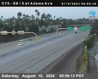 SB 15 at Adams Ave (On Ramp)