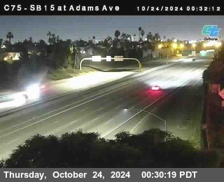 SB 15 at Adams Ave (On Ramp)