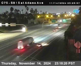 SB 15 at Adams Ave (On Ramp)