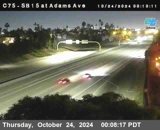 SB 15 at Adams Ave (On Ramp)