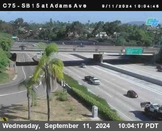 SB 15 at Adams Ave (On Ramp)