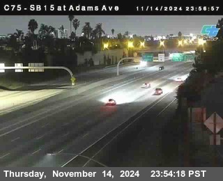 SB 15 at Adams Ave (On Ramp)