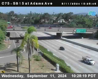 SB 15 at Adams Ave (On Ramp)