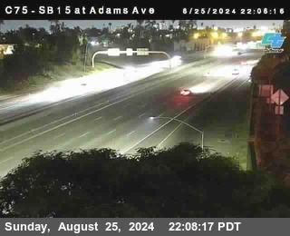 SB 15 at Adams Ave (On Ramp)