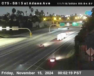 SB 15 at Adams Ave (On Ramp)