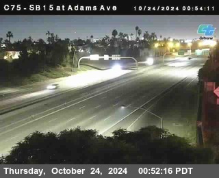 SB 15 at Adams Ave (On Ramp)