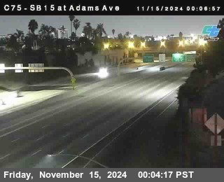 SB 15 at Adams Ave (On Ramp)