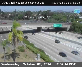 SB 15 at Adams Ave (On Ramp)