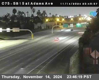 SB 15 at Adams Ave (On Ramp)