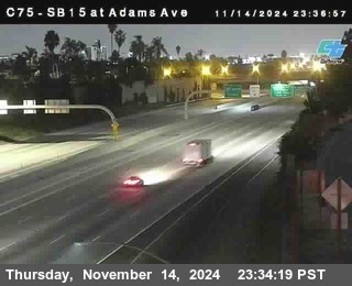 SB 15 at Adams Ave (On Ramp)