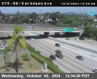 SB 15 at Adams Ave (On Ramp)