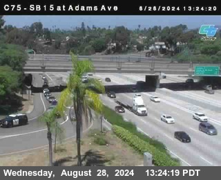 SB 15 at Adams Ave (On Ramp)