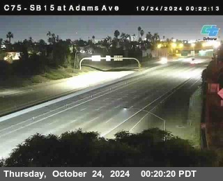 SB 15 at Adams Ave (On Ramp)