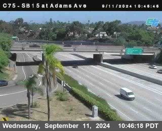 SB 15 at Adams Ave (On Ramp)