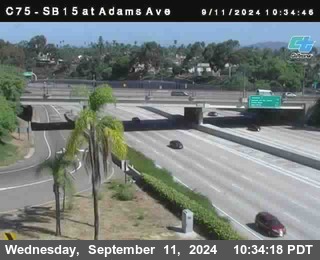 SB 15 at Adams Ave (On Ramp)