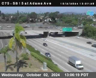 SB 15 at Adams Ave (On Ramp)