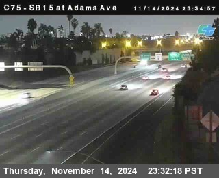 SB 15 at Adams Ave (On Ramp)