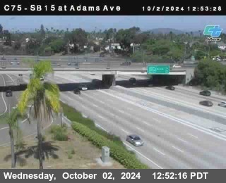 SB 15 at Adams Ave (On Ramp)