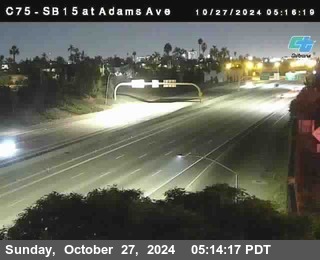 SB 15 at Adams Ave (On Ramp)