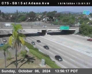 SB 15 at Adams Ave (On Ramp)