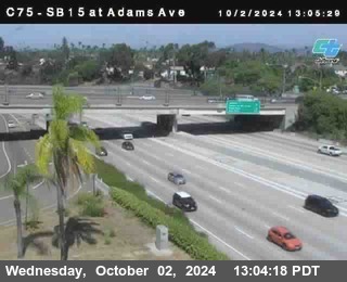 SB 15 at Adams Ave (On Ramp)