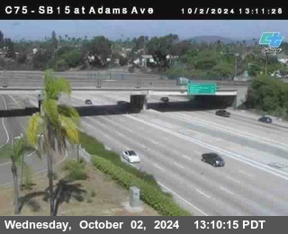 SB 15 at Adams Ave (On Ramp)