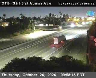 SB 15 at Adams Ave (On Ramp)