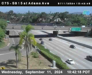 SB 15 at Adams Ave (On Ramp)