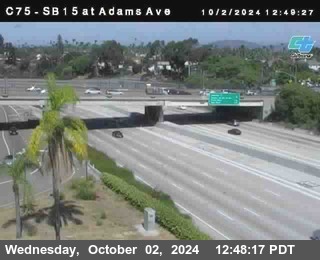 SB 15 at Adams Ave (On Ramp)