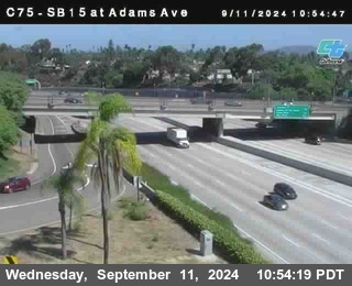 SB 15 at Adams Ave (On Ramp)