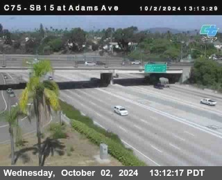 SB 15 at Adams Ave (On Ramp)