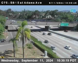 SB 15 at Adams Ave (On Ramp)