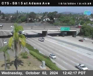 SB 15 at Adams Ave (On Ramp)