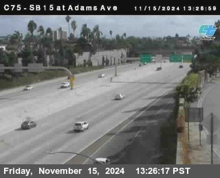 SB 15 at Adams Ave (On Ramp)