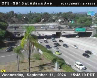 SB 15 at Adams Ave (On Ramp)