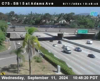 SB 15 at Adams Ave (On Ramp)