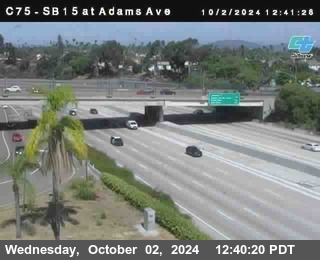 SB 15 at Adams Ave (On Ramp)