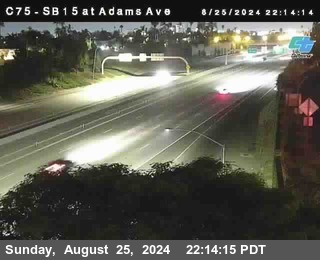 SB 15 at Adams Ave (On Ramp)