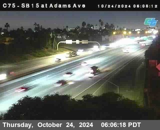 SB 15 at Adams Ave (On Ramp)