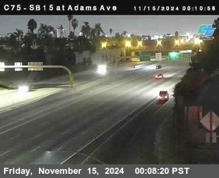 SB 15 at Adams Ave (On Ramp)