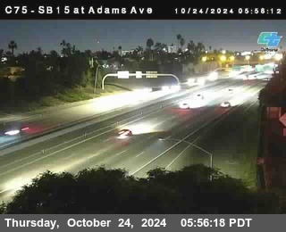 SB 15 at Adams Ave (On Ramp)