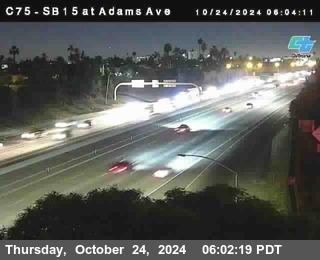 SB 15 at Adams Ave (On Ramp)