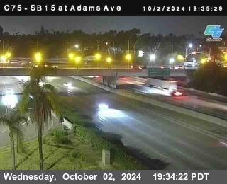 SB 15 at Adams Ave (On Ramp)