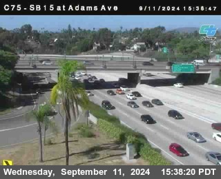 SB 15 at Adams Ave (On Ramp)