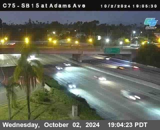 SB 15 at Adams Ave (On Ramp)