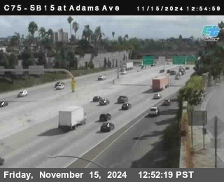 SB 15 at Adams Ave (On Ramp)