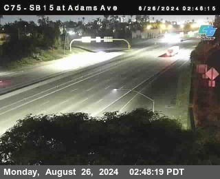 SB 15 at Adams Ave (On Ramp)