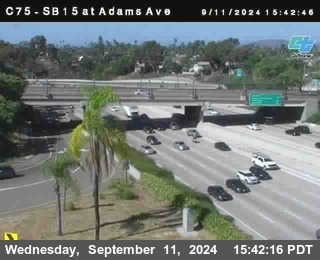 SB 15 at Adams Ave (On Ramp)