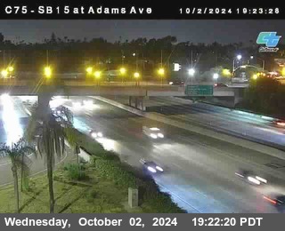 SB 15 at Adams Ave (On Ramp)